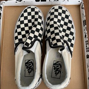 Vans checkerboard slip on